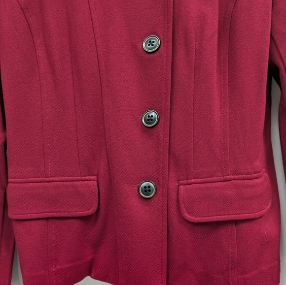 CAbi Red Blazer Tailored Structured Design - Picture 3 of 12